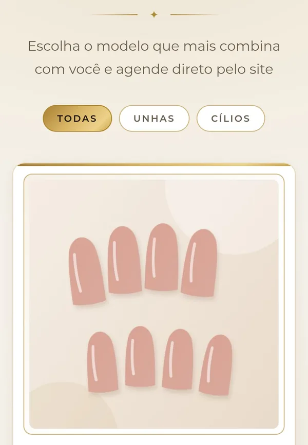 Tela do Agenda Studio: catálogo com os seus modelos